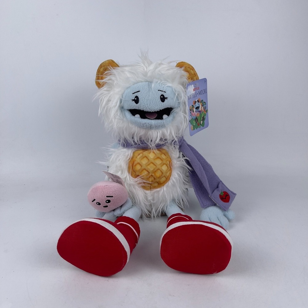 Netflix Waffles + Mochi Plush Yeti 16.5" Stuffed‎ Toy